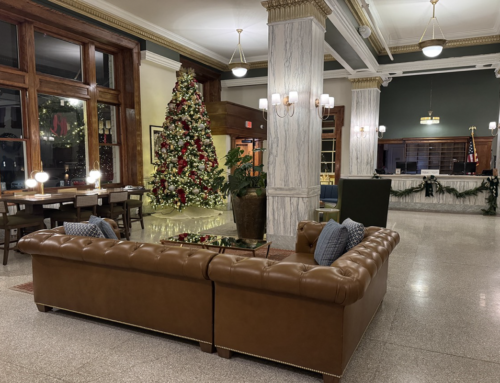 Holiday Decor at Hotel Petersburg