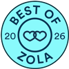 round blue Zola logo