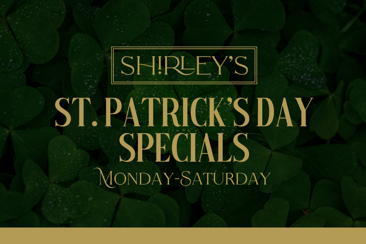 Saint Patrick's Day Specials